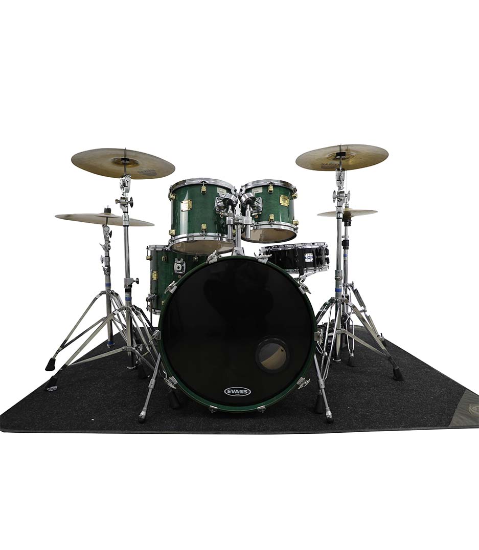 Yamaha Maple Custom Laminated Green 5pc Drumkit