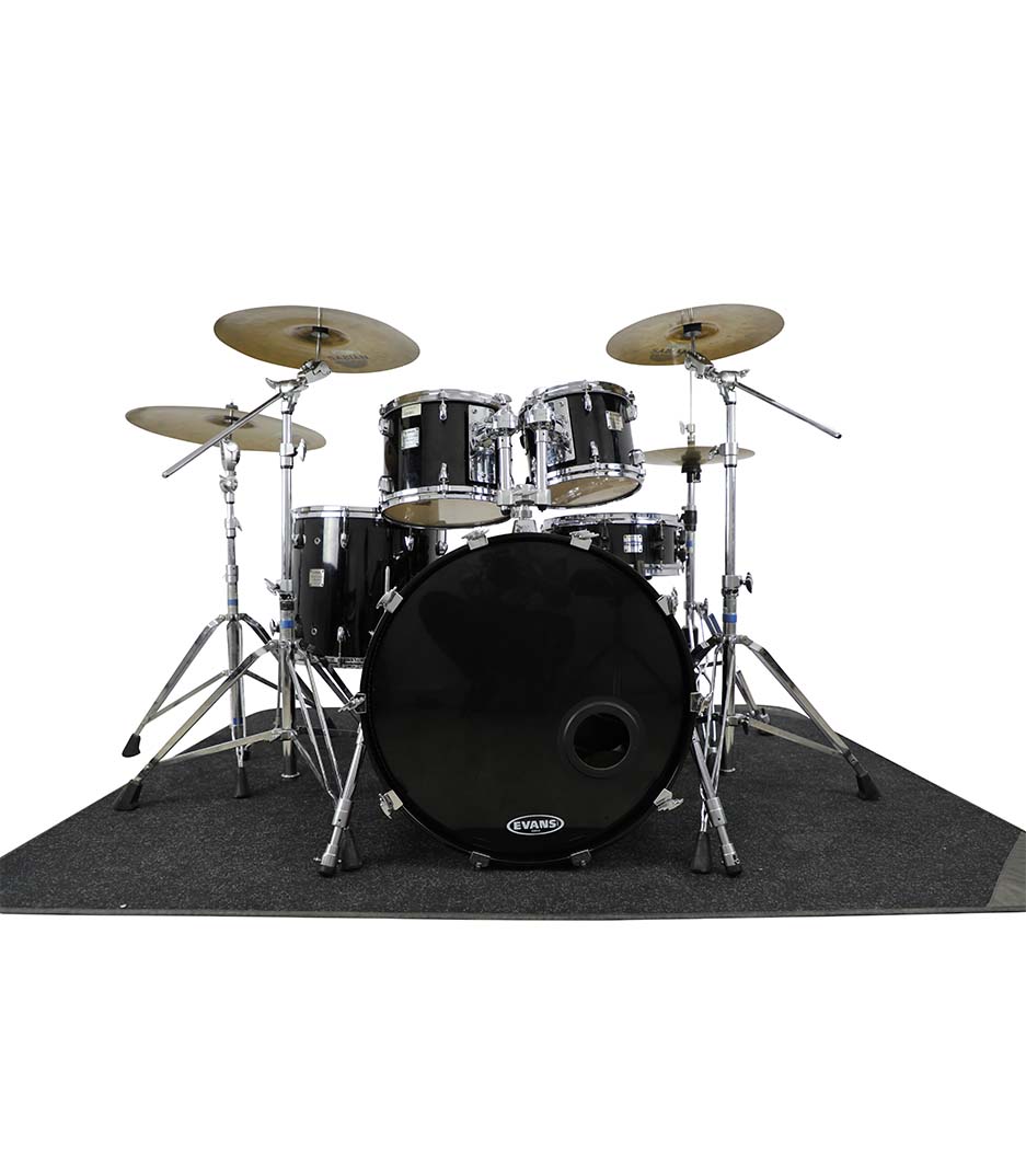 Yamaha Maple Custom Absolute Black Chrome 5pc Drumkit