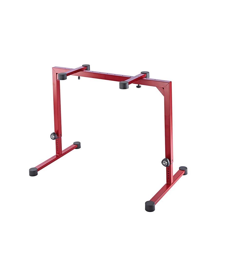 K&M Table Style Keyboard Stand Omega Ruby Red